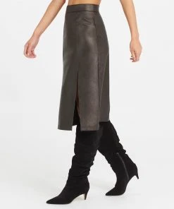 Spanx Leather-Like Midi Skirt 11 Spanx Leather-Like Midi Skirt