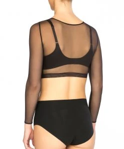 Shop All Clothing Spanx® Sheer Fashion Mesh Crop Top