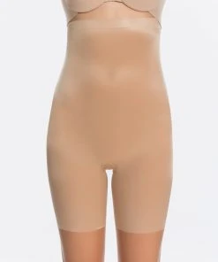 Spanx Skinny Britches® High-Waisted Mid-Thigh Short Shop All Shapewear
