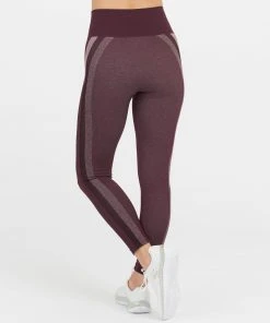 Spanx Look At Me Now Seamless Track Stripe Leggings