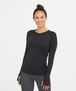 Spanx Look At Me Now Seamless Long Sleeve Tee