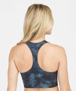 Spanx Printed Longline Medium Impact Sports Bra Shop All Activewear