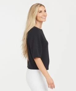 Spanx AirEssentials Puff Sleeve ‘At-the-Hip’ Top
