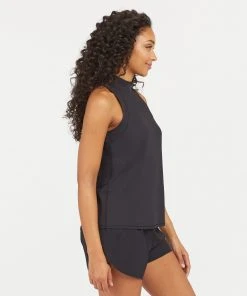 Spanx Go Lightly Ribbed Mock Neck Tank Shop All Activewear 14 Spanx Go Lightly Ribbed Mock Neck Tank Shop All Activewear