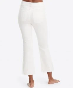 Spanx Shop All Sale White Cropped Flare Jeans