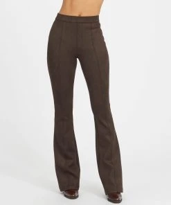 Spanx New Arrivals Faux Suede Flare Pants