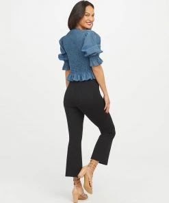 Spanx Shop All Clothing The Perfect Black Pant, Cropped Flare