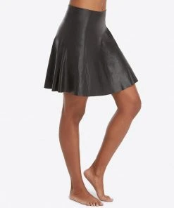 Spanx Faux Leather Skater Skirt Shop All Clothing