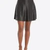 Spanx Faux Leather Skater Skirt Shop All Clothing
